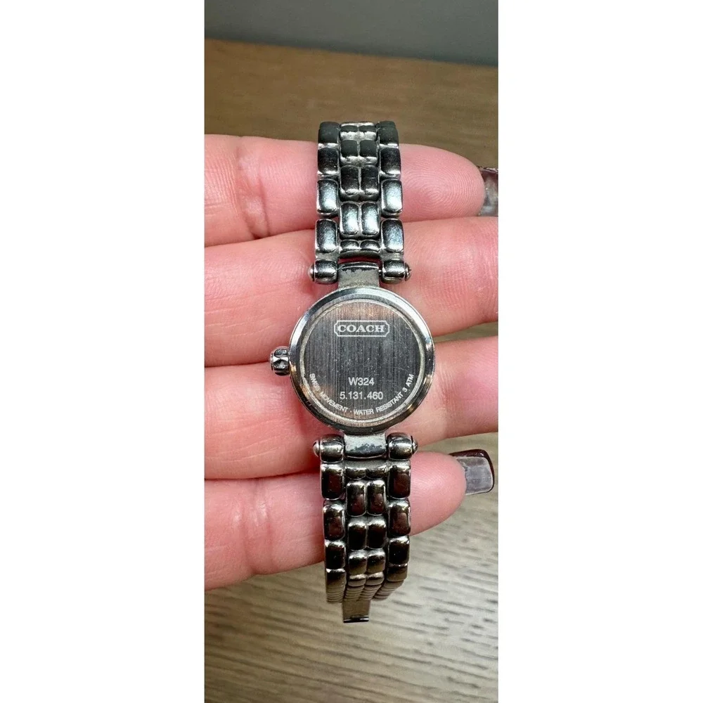 Vintage Coach W324 Swiss Quartz Women's Watch Box Papers Not Working